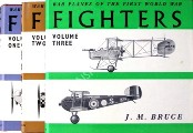 Book cover of War Planes of the First World War - Fighters: Great Britain by BRUCE, J.M. 